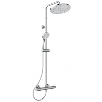 Sistema dušo Ideal Standard Ceratherm T25+, lietaus galva Ø250, rankinis dušas 100mm, 1600mm dušo žarna 